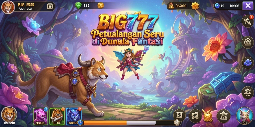 Tampilan gameplay BIG777 yang penuh aksi petualangan.