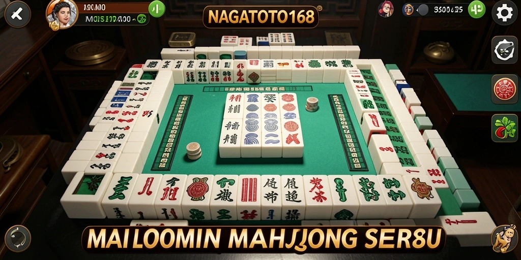 Tampilan gameplay menawan dari NAGATOTO168 dalam permainan Mahjong.