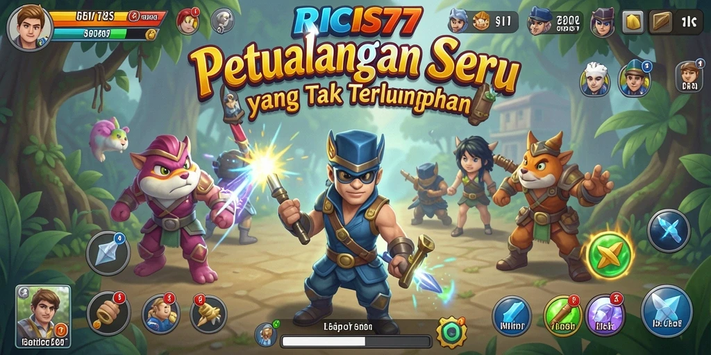 Screenshot RICIS77 menampilkan gameplay petualangan yang mendebarkan.